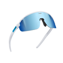 Sungod FORTY2s Matte White frame with 8KO Silver Blue lens