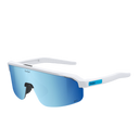 Sungod FORTY2s Matte White frame with 8KO Silver Blue lens
