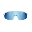 Sungod FORTY2s Matte White frame with 8KO Silver Blue lens
