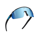Sungod FORTY2s Matte Black frame with 8KO Silver Blue lens