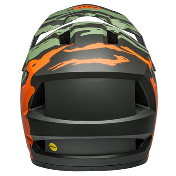 Bell Sanction 2 DLX Mips - Ravine Matte Green/Orange -