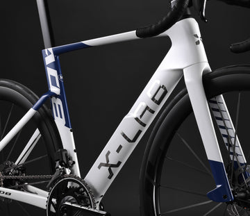 27 XLAB AD8 Ultegra Di2 Road Bike - Starlight Blue/White -