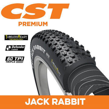 CST Jack Rabbit 27.5 x 2.25 Tubeless Read 60 TPI Dual Compound