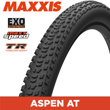 Maxxis Aspen AT - 29 X 2.40 - Folding TR - EXO 120 TPI - MaxxSpeed