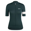 Rapha Women's Core Lightweight Jersey Forest Green/White -