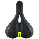 DDK Comfort Hybrid Saddle with Memory Foam - Steel Rail - 260x187mm