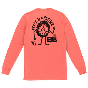 25 TLD Skyline LS Ride Tee - P&W Melon -