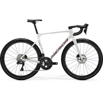 26 Merida Scultura 8000 - Matte White/Rainbow Purple -