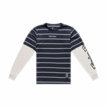 26 TLD Skyline Fakie Ride LS Jersey - Striped Carbon -