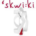 Skwiki Bottle Cage Side Loading - White/Red