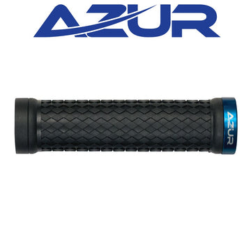 Azur Atom Lock On Grip - Black/Blue