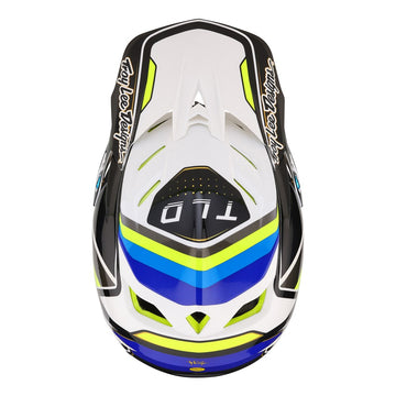 TLD D4 Composite Mips Helmet - Reverb White/Blue-