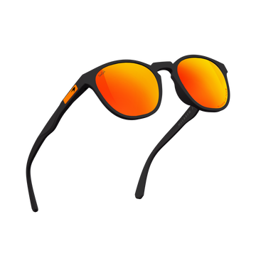 Sungod x McLaren F1 Team Miras - 8KO Fire lenses, Matte Black frames