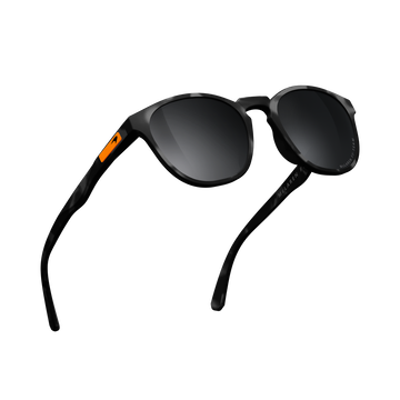 Sungod x McLaren F1 Team Tortoise Miras - 8KO Smoke lenses, Black Tortoise frames