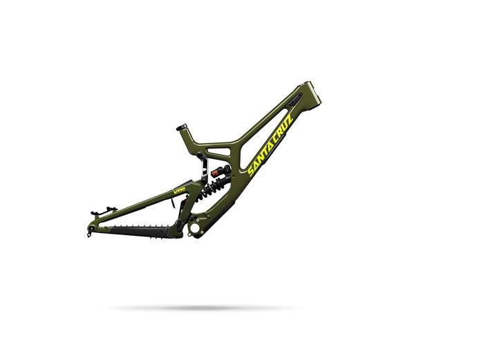 26 Santa Cruz V10 8 CC Frame - Fox DHX2 Factory - Gloss Green Kelp -