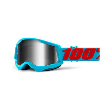 100% Strata 2 Goggle - Summit - Mirror Silver