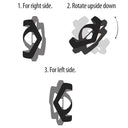 Skwiki Bottle Cage Side Loading - Black/Red