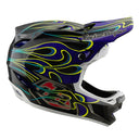 25 TLD D4 Carbon Mips Helmet - Torched Black/Purple -