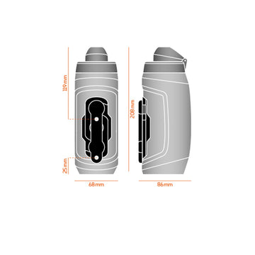 Fidlock Bottle Twist Bike Base Set - Orange - 450ml