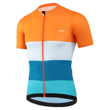 Cyclehaus SS Jersey - Vintage Orange/Blue -