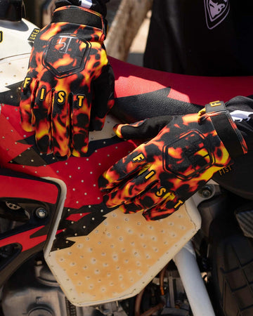 Fist Strapped Glove - Stocker Tortoise -