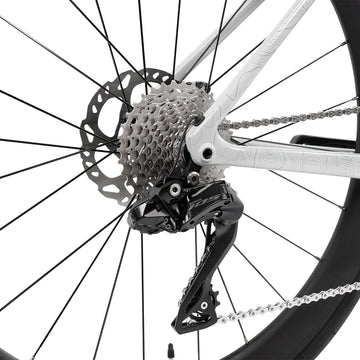 27 XLAB RS7 105 Di2 Road Bike - Angel Wing White -