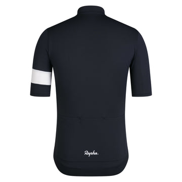 Rapha Men's Core Lightweight Jersey Black/White -
