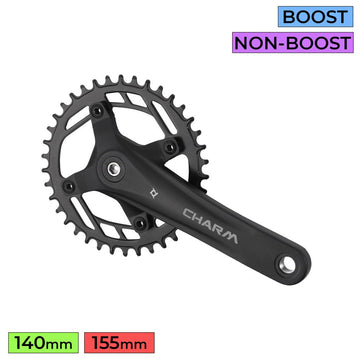 Prowheel Junior Alloy Square Taper Crank Non Boost - 140mm -