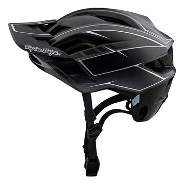 TLD Flowline SE Mips Helmet - Pinstripe Charcoal/Black -