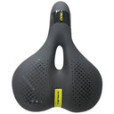 DDK Comfort Hybrid Wide Saddle with Memory Foam - Steel Rail - 260x212mm