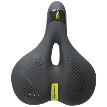 DDK Comfort Hybrid Wide Saddle with Memory Foam - Steel Rail - 260x212mm