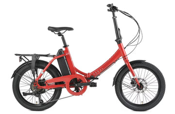 Pedal Derby Electric Folding Bike - Red