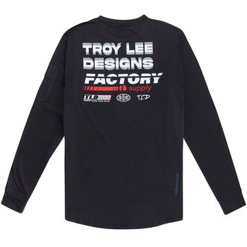 25 TLD Ruckus LS Ride Tee - Factory Carbon -