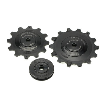Enduro BKCJ-0501 12/14T XD15 Ceramic Bearing Pulleys - Sram Eagle 12 Speed - Black