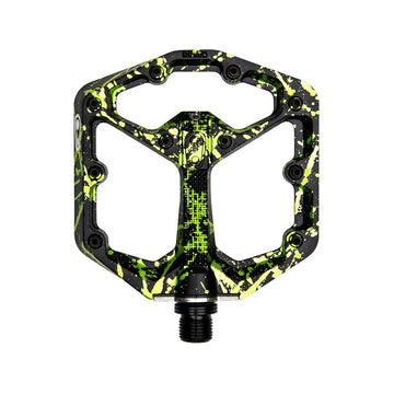 Crankbrother Stamp 7 Flat Pedal - Small - LE Splatter Green