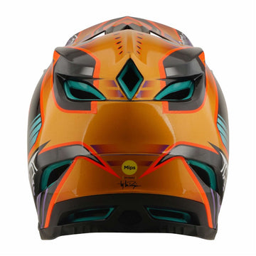 26 TLD D4 Carbon Mips Helmet - Crest Gold -