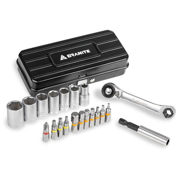 Granite Duet - Hex Bits & Socket Ratchel Tool Box