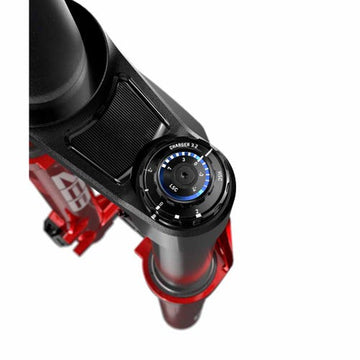 27 Rockshox Zeb Ultimate 29" Boost 44mm Offset - Electric Red -