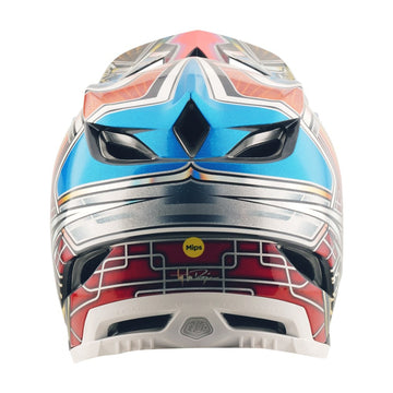 25 TLD D4 Carbon Mips Helmet - Lowrider Blue -