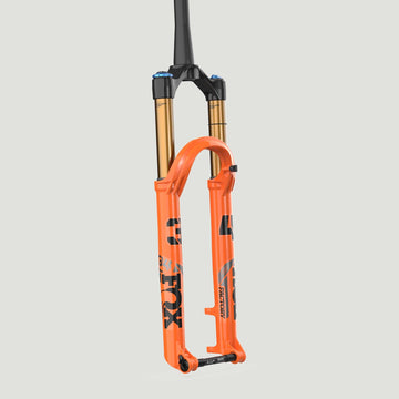 25 Fox 34 Factory 29" Boost - 130mm - Grip X - 44mm Kabolt - Shiny Orange