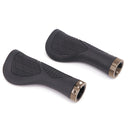 QBP Lock On Ergonomic Grip - 140mm Black Grip with Grey Lock Ring