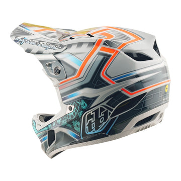 25 TLD D4 Compostite Mips Helmet - Lowrider Grey -