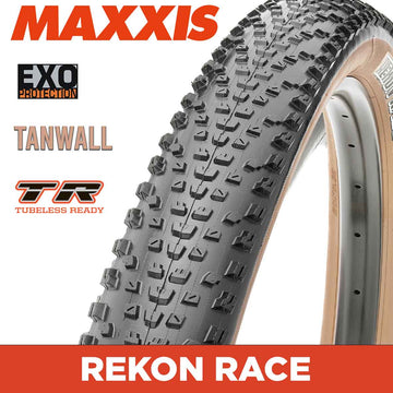 Maxxis Rekon Race - 29 X 2.35 Folding 60TPI EXO TR Tanwall