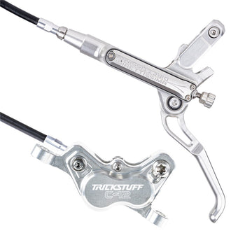 Trickstuff Direttissima Disc Brake Set - Silver