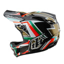 25 TLD D4 Carbon Mips Helmet - Flames Black/Gold -