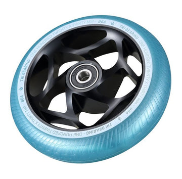 Envy Wheel- 120MM X 30MM - Black/Teal (each)