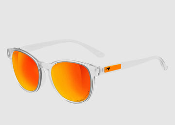 Sungod x McLaren F1 Team Sierras - 4KO Fire lenses, Frosted Clear frames