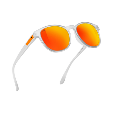 Sungod x McLaren F1 Team Sierras - 4KO Fire lenses, Frosted Clear frames