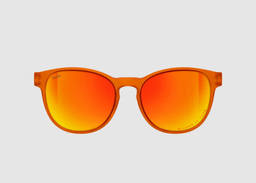 Sungod x McLaren F1 Team Papaya Sierras - 4KO Fire lenses, Frosted Papaya frames