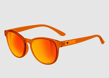 Sungod x McLaren F1 Team Papaya Sierras - 4KO Fire lenses, Frosted Papaya frames